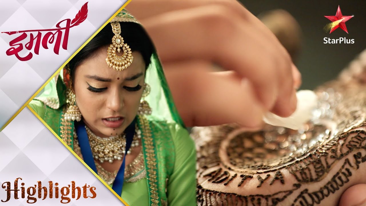 Imlie | इमली | Imlie ke hatho mein firse lagi mehendi !