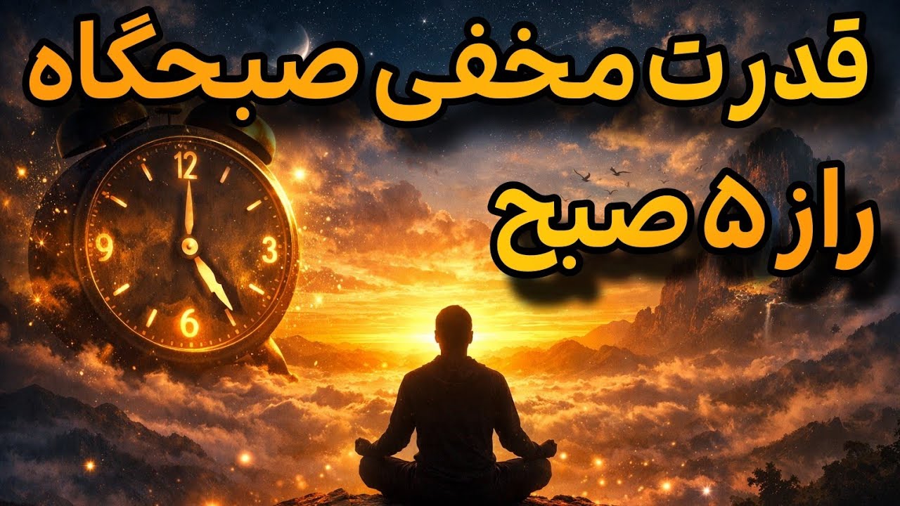قدرت مخفی صبحگاه: چرا ۵ صبح زندگی رو تغییر می‌ده