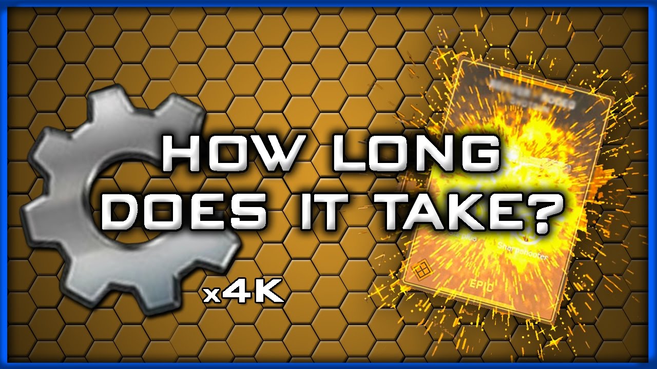 How Long Does it Take to Earn Epic Variants? | (Infinite Warfare Supply Drops)