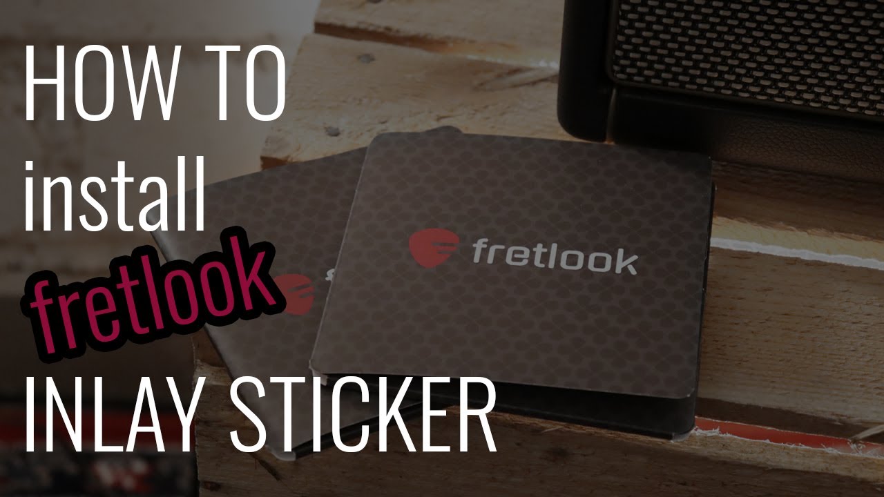 How to install fretlook inlay sticker on your guitar