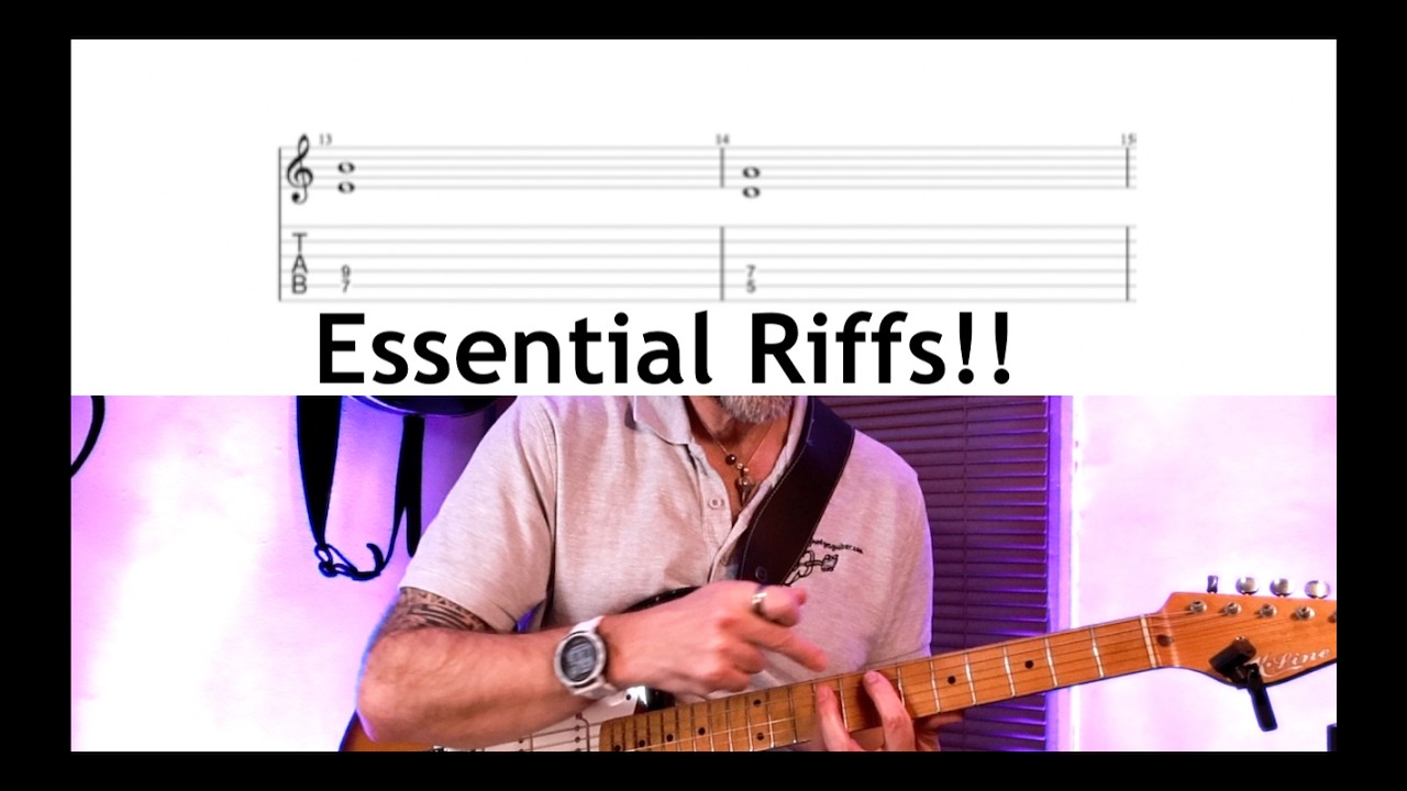 Learn Iron Man Black Sabbath Essential Guitar Riff (easy lesson!)