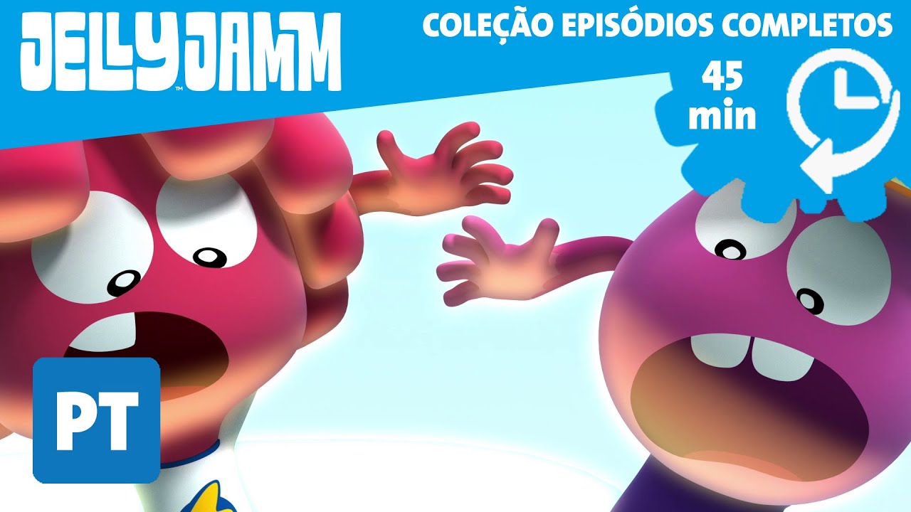 Jelly Jamm. Coleção Ep37 - 40. Desenhos animados em português completos.