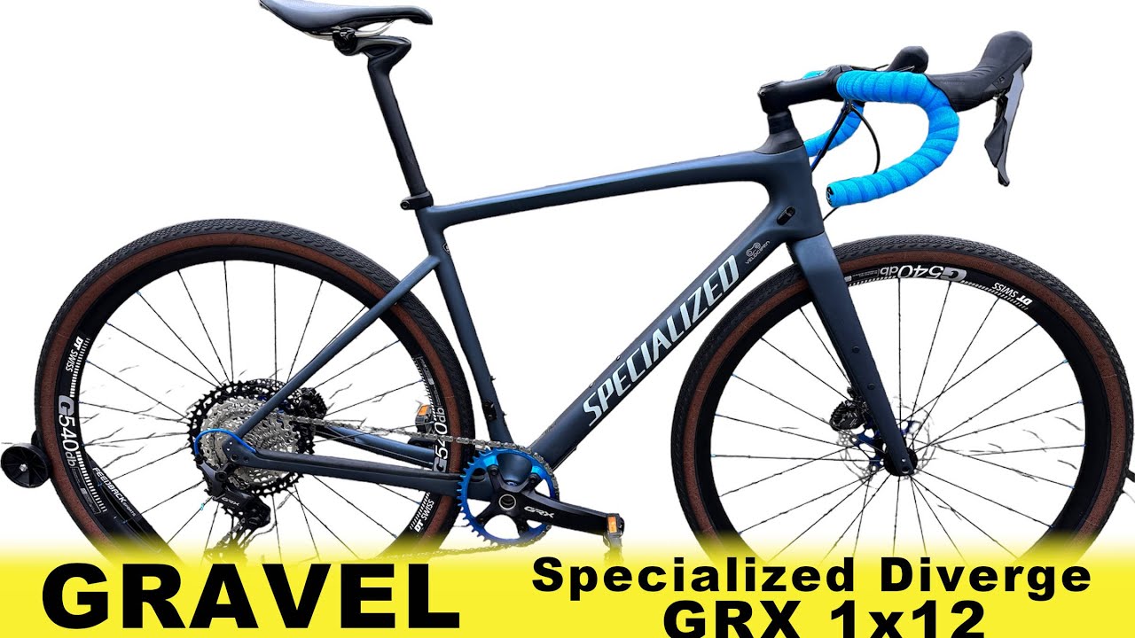 Gravel Specialized Diverge na Shimano GRX 1x12 custom build Garbaruk HOPE DTSwiss LizardSkins