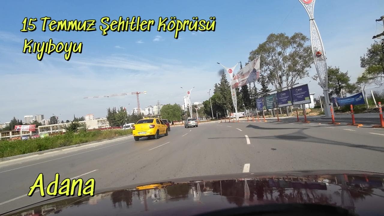 Adana, 15 Tem. Şehitler Köprüsü, Beyaz evler, Kıyıboyu