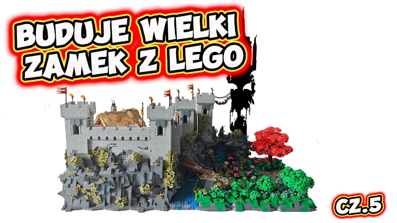 BUDUJĘ WIELKI ZAMEK Z KLOCKÓW LEGO. CZ.5