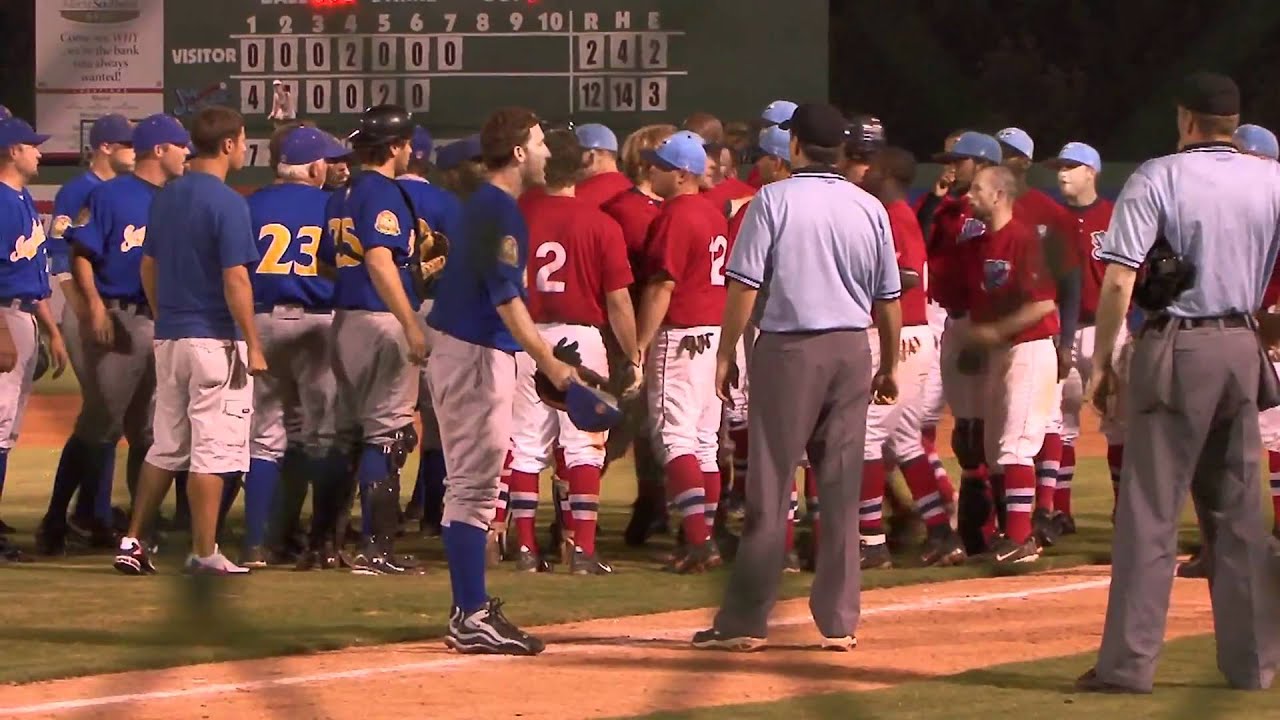 Wally Backman Forfeits After Benches Clear (496) | Playing for Peanuts Indy Pro Baseball Doc