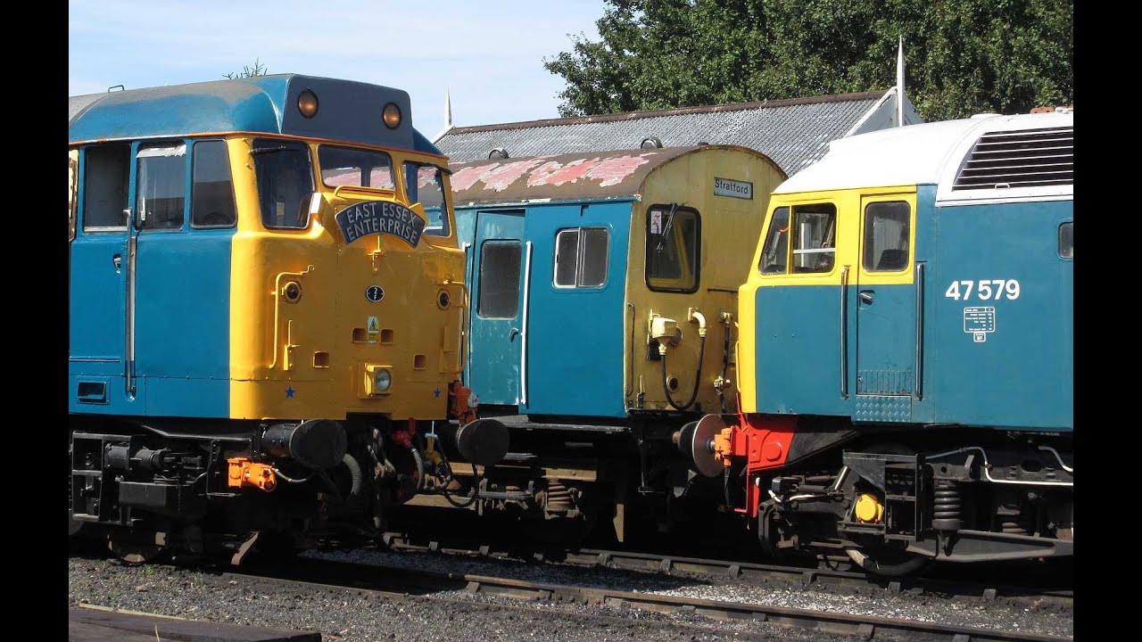 UK: Mangapps Railway (Burnham on Crouch, Essex) Class 31 & Class 47 running day