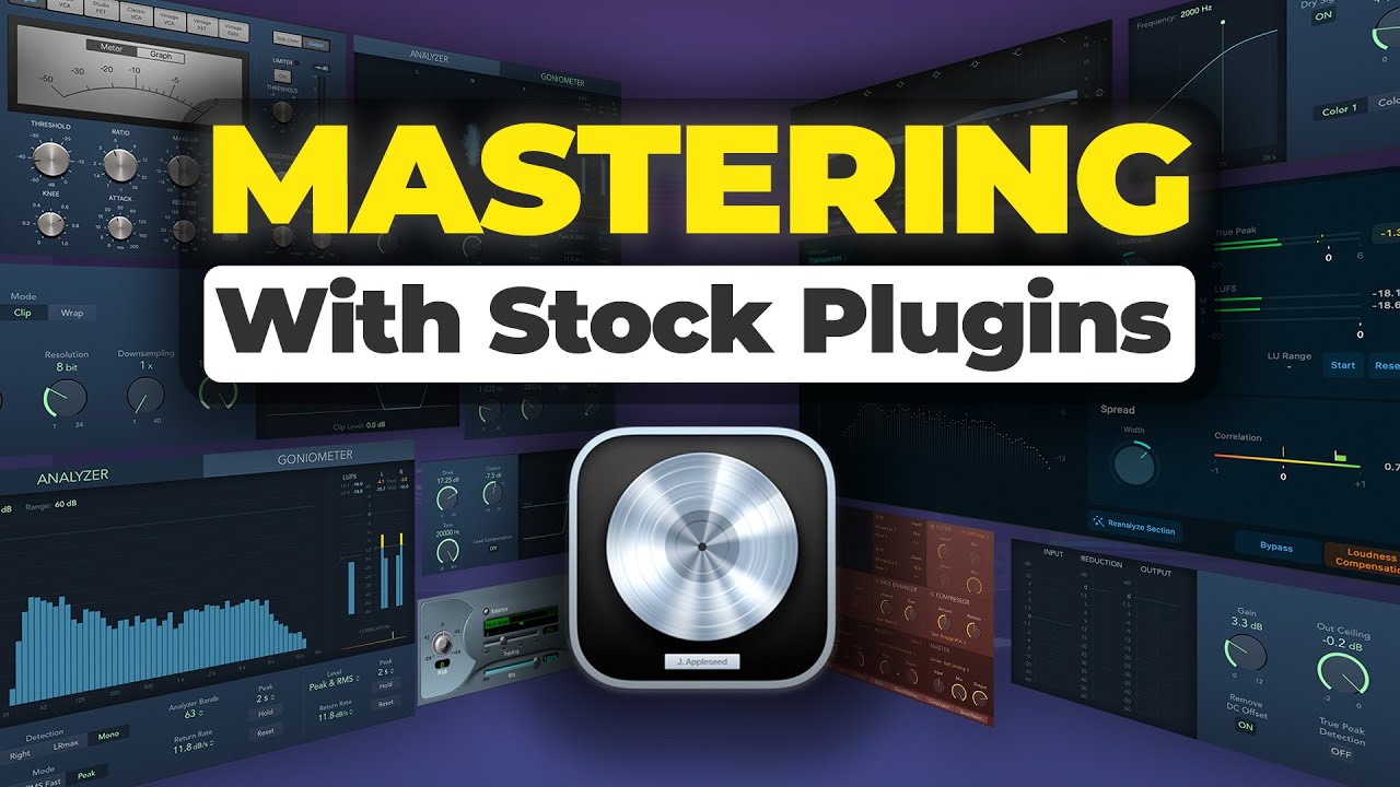 Как освоить стандартные плагины в Logic Pro X в 2024 году