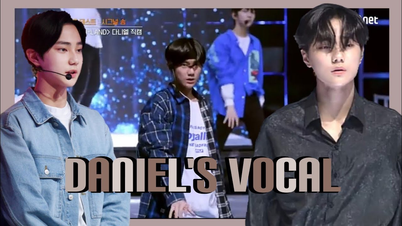 TRY NOT TO FALL INLOVE ON I-LAND DANIEL'S VOCAL