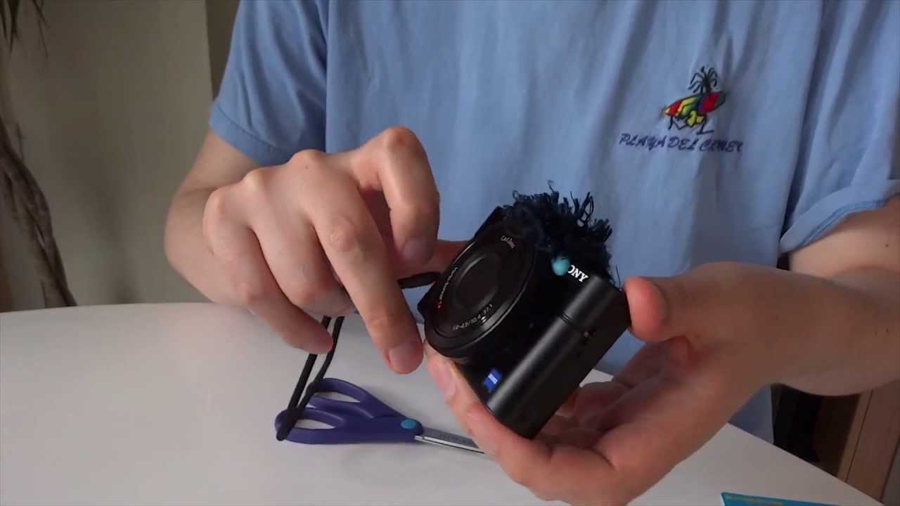Homemade Wind Muff for Sony Rx100 - get rid of wind noise on your videos!
