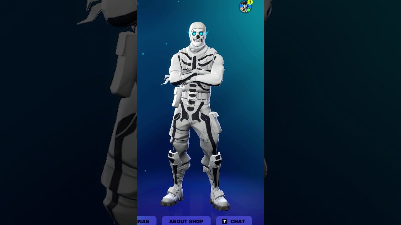 Skull Trooper skin in Fortnite! #fortniteshorts
