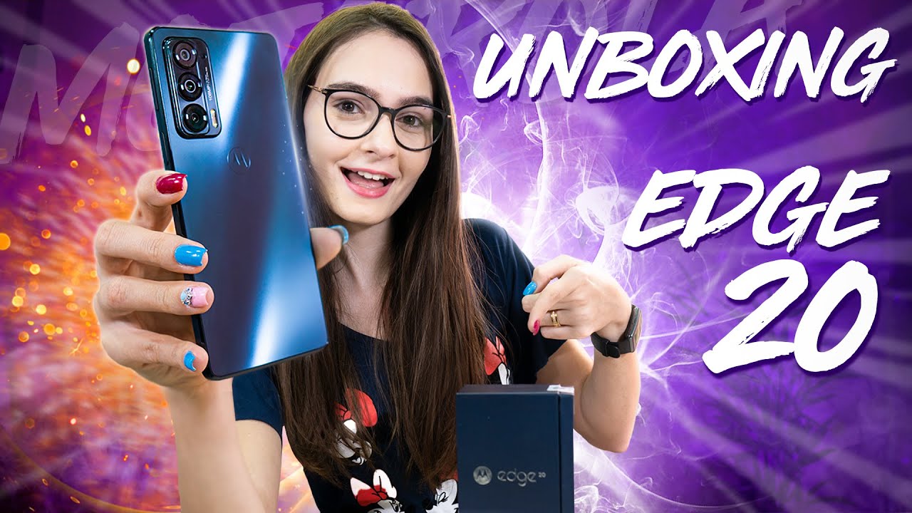 MOTOROLA EDGE 20 - O SMARTPHONE INTERMEDIÁRIO da NOVA LINHA! UNBOXING E PRIMEIRAS IMPRESSÕES!