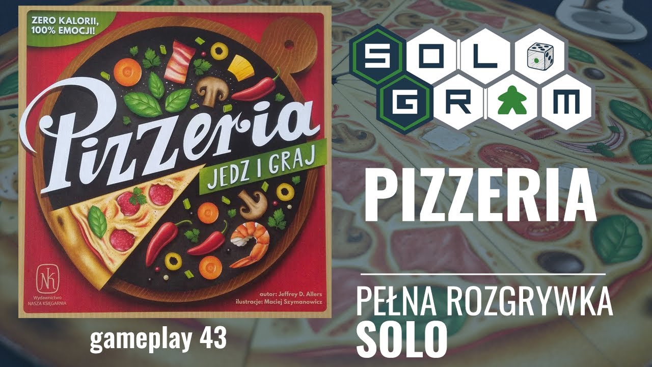 Pizzeria | pełna rozgrywka solo | zasady gry | gameplay 43