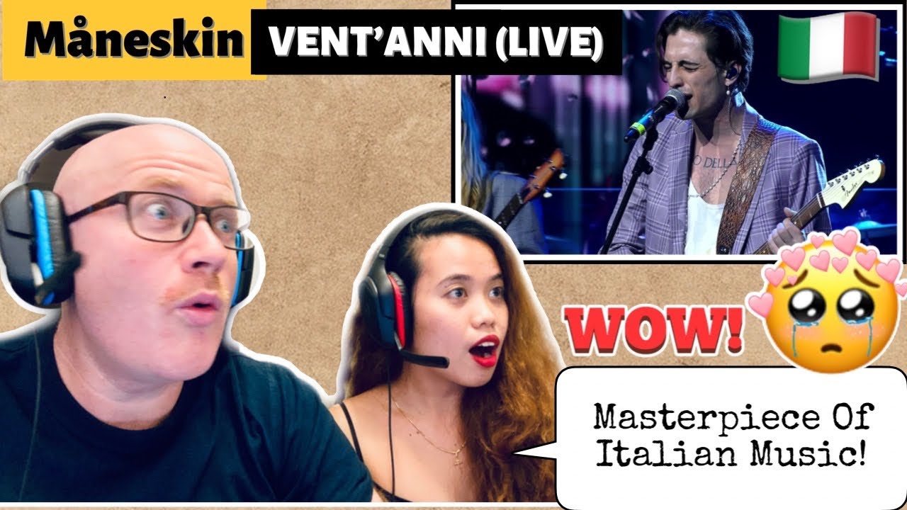 Måneskin - VENT'ANNI | ЖИВОЕ ВЫСТУПЛЕНИЕ | РЕАКЦИЯ! ОНИ ПОКАЗЫВАЮТ НАМ, ЧТО МУЗЫКА УНИВЕРСАЛЬНА!🇮🇹
