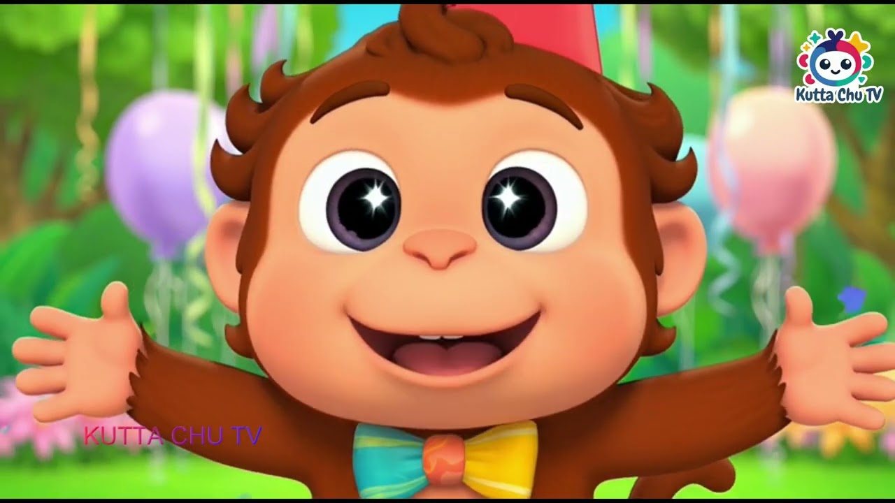 குரங்கு மாமாவின் பிறந்த நாள் விருந்து! 🎂🐒 Birthday Party Song | Tamil Rhymes for Children