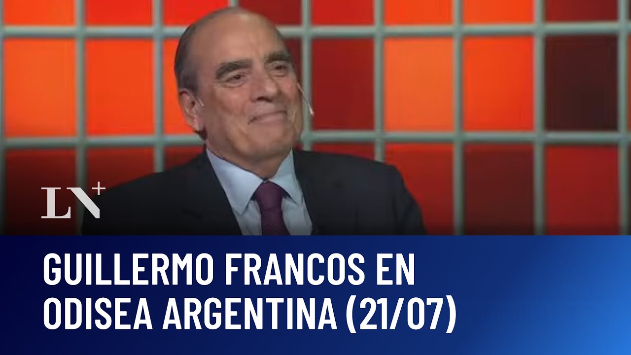 El análisis de un año y medio de gestión del Gobierno: Guillermo Francos en Odisea Argentina