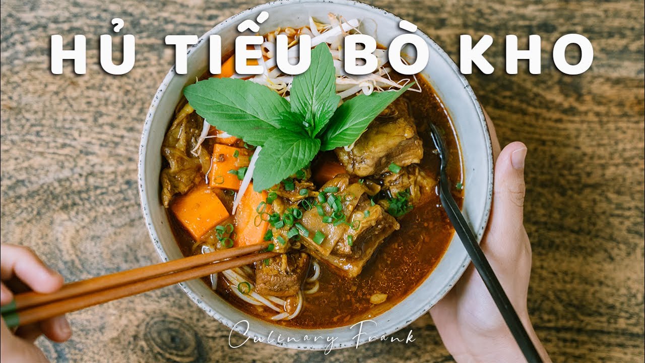 C&aacute;ch Nấu Hủ Tiếu B&ograve; Kho | ASMR Cooking | Culinary Frank