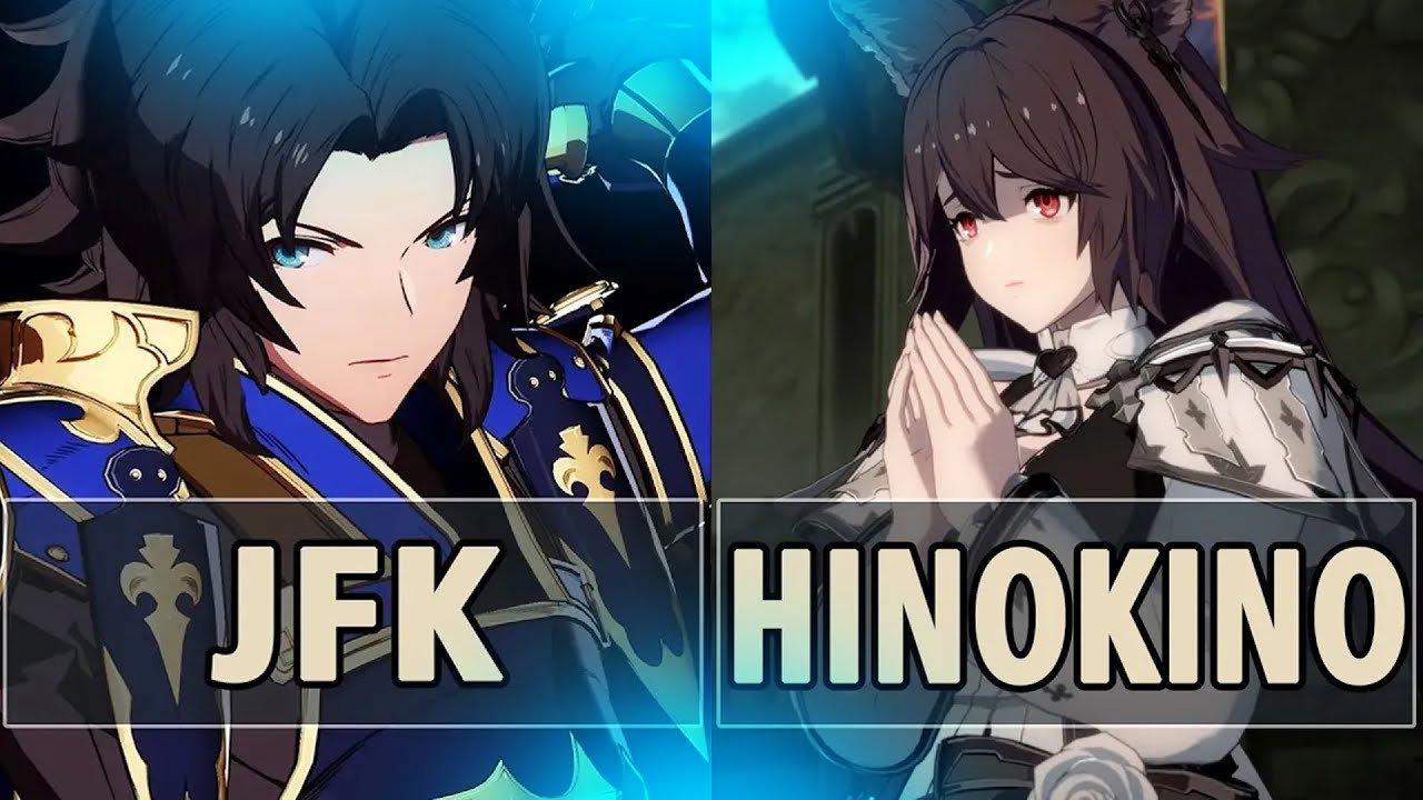 GBVSR:🔥JFK (Lancelot) Vs Hinokino (Nier)🔥| High Level Gameplay.