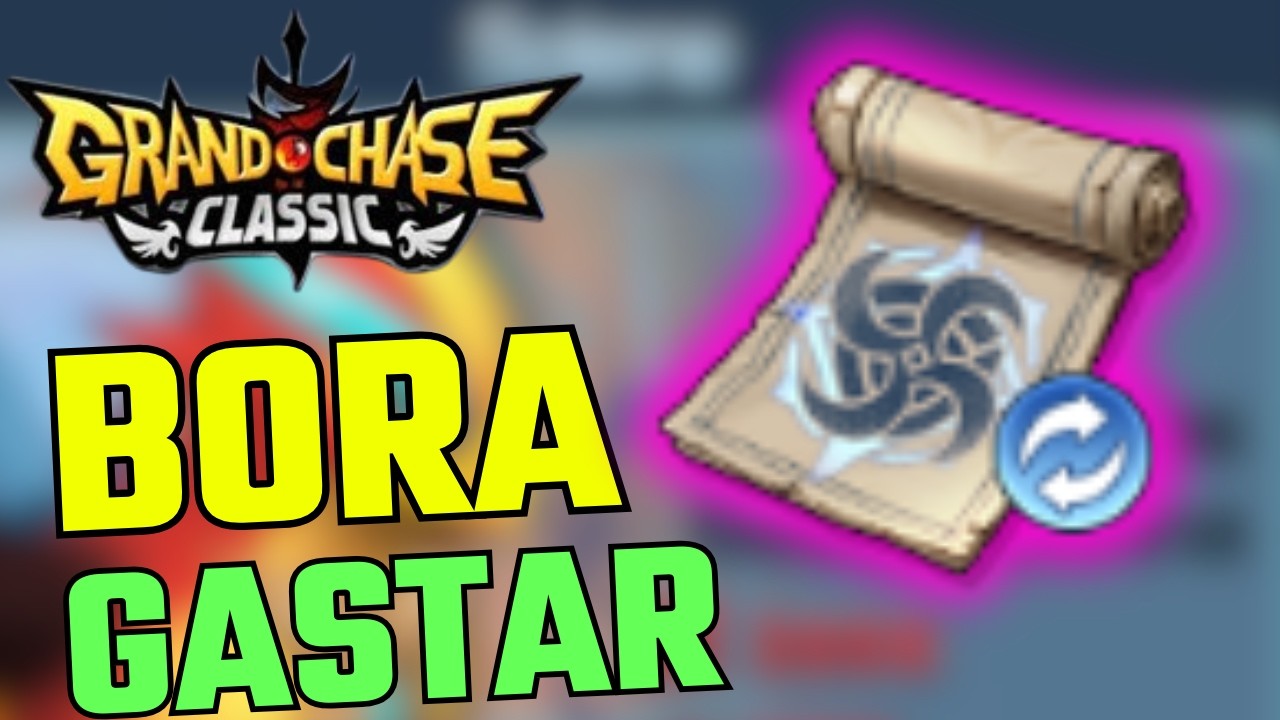 GASTANDO OS PERGAMINHOS NOVOS EM RUNAS DA RAIVA GRAND CHASE CLASSIC