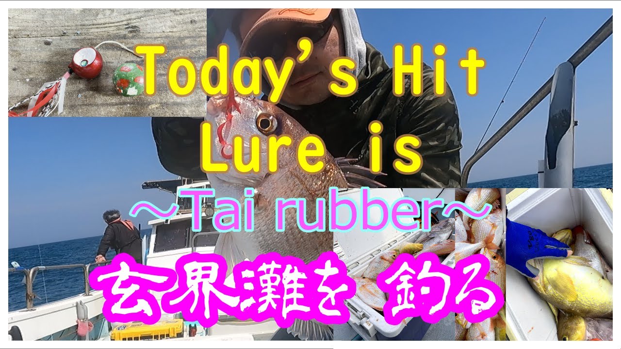 【Tai rubber 】sea bream rubber fishing : very popular way to catch the fish in Japan