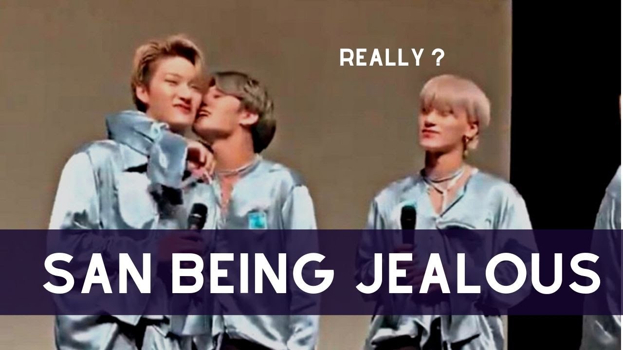 Ateez : SAN BEING JEALOUS | WOOSAN