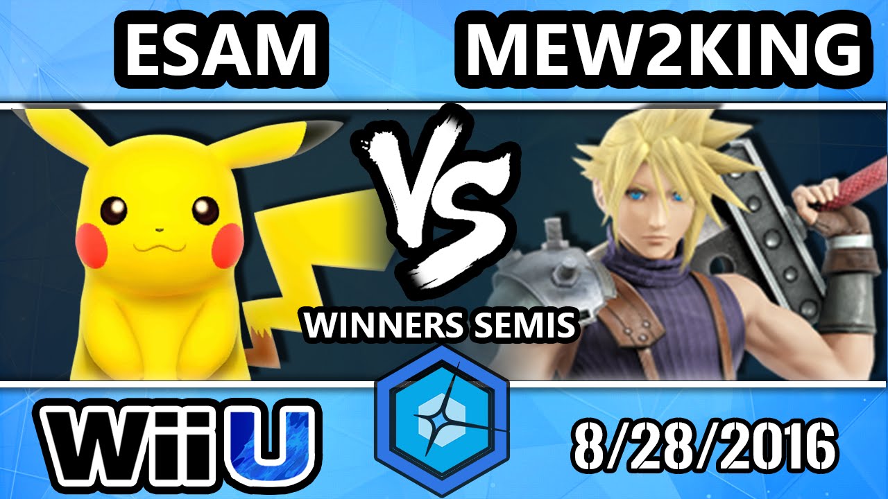 Shine 2016 Smash 4 - Echo MVG Mew2King (Cloud) Vs. PG | ESAM (Pikachu) SSB4 Winners Semis