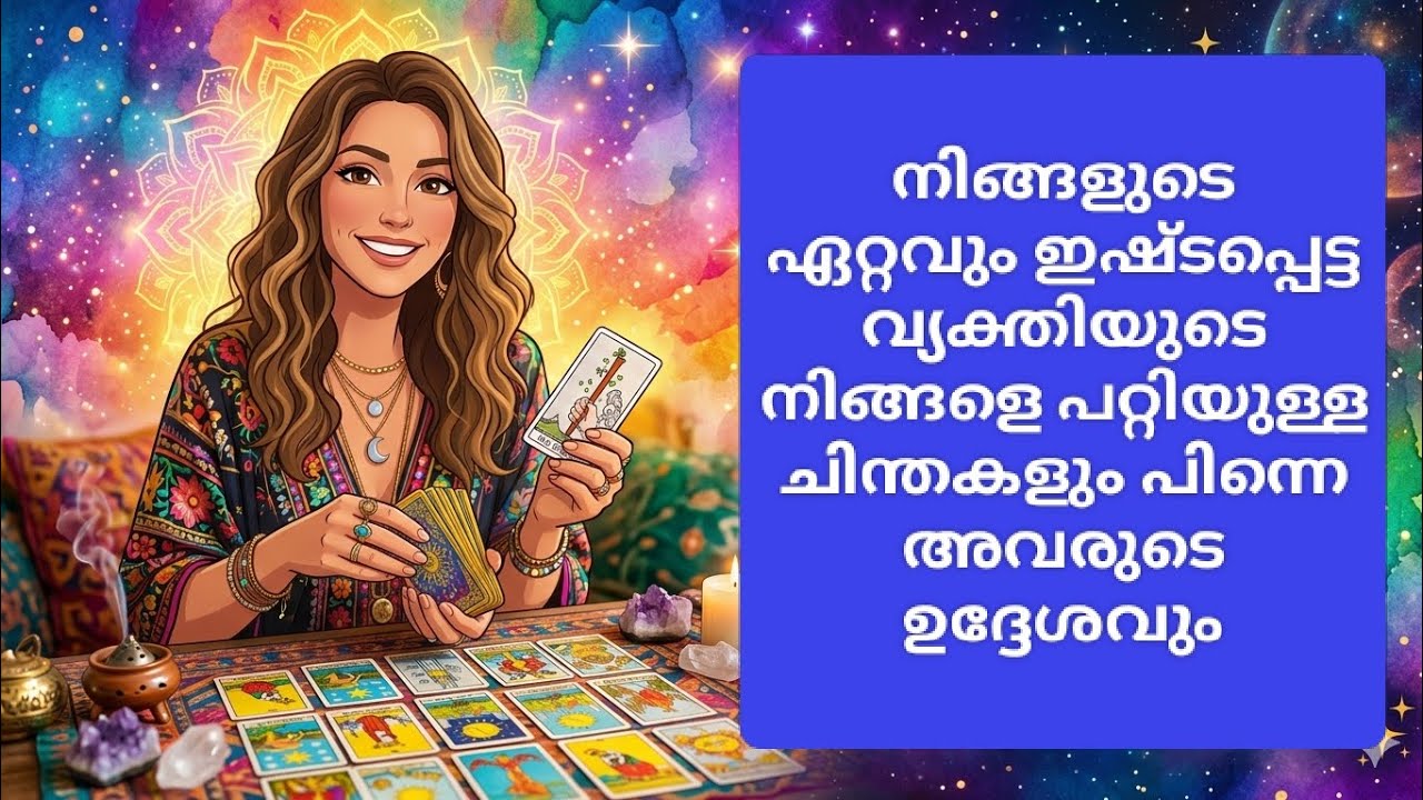 നിങ്ങളുടെ ഏറ്റവും ഇഷ്ടപ്പെട്ട വ്യക്തിയുടെ നിങ്ങളെ പറ്റിയുള്ള ചിന്തകളും പിന്നെ  അവരുടെ ഉദ്ദേശവും