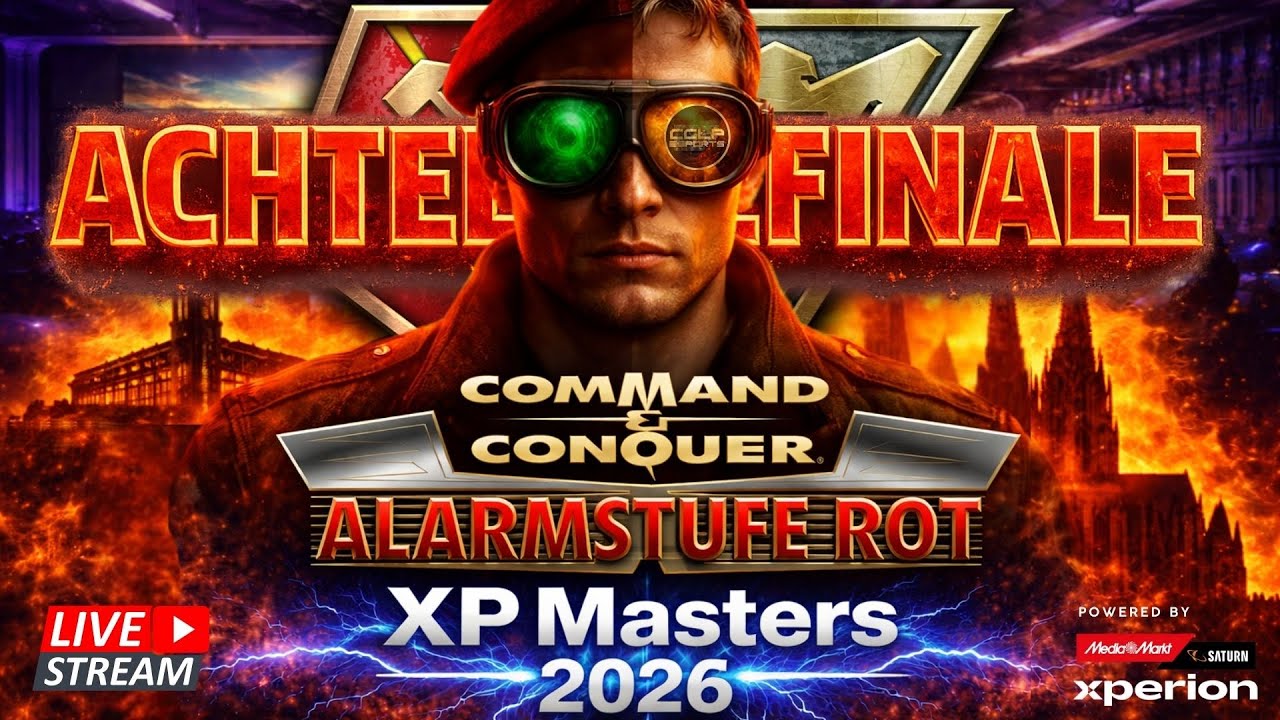 ⚔️ C&C Red Alert XP MASTERS 2026 | Achtelfinale 2 | powered by @XPERION_DE  |CCLP eSports