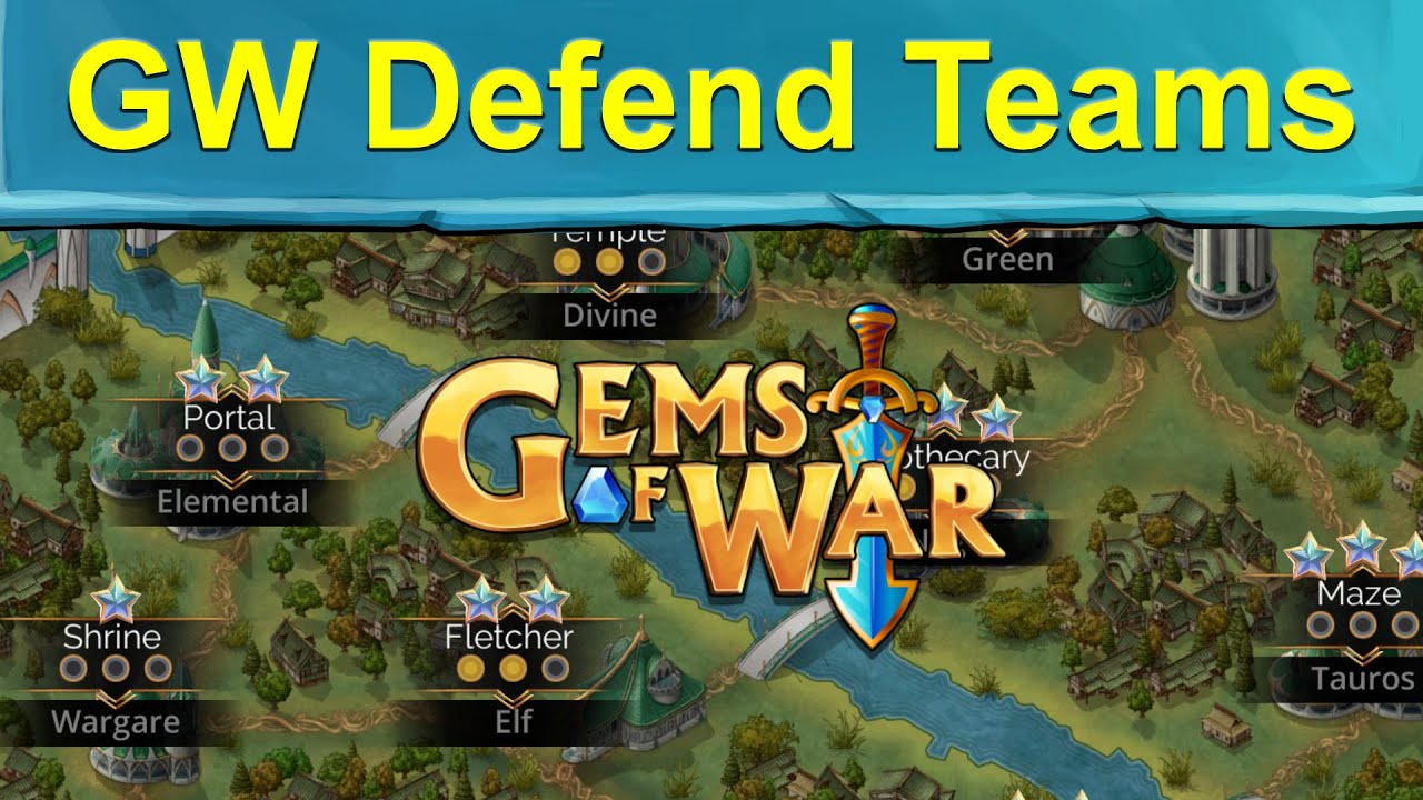 Gems of War: Guild War Defend Teams and Strategy, Blighted Lands + Green