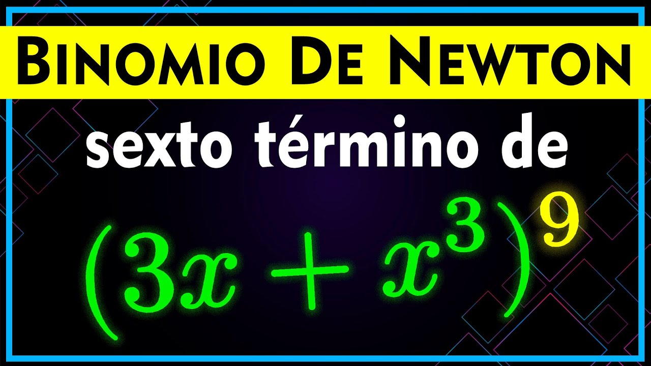 🍎 Binomio de Newton ➤ Cálculo de un Término Cualquiera
