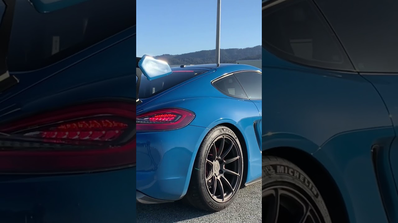 Выхлопная система Porsche 981 Cayman S с звучанием, характерным для Формулы-1 | Выхлопная система...