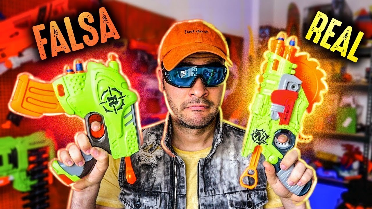 NERF FALSIFICADA VS NERF VERDADEIRA