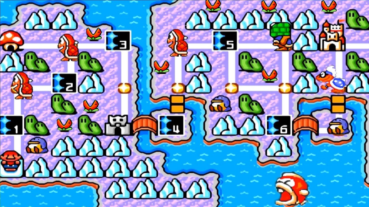 Super Mario Bros 3 HD: New Version 2020 - World 6: Ice Land