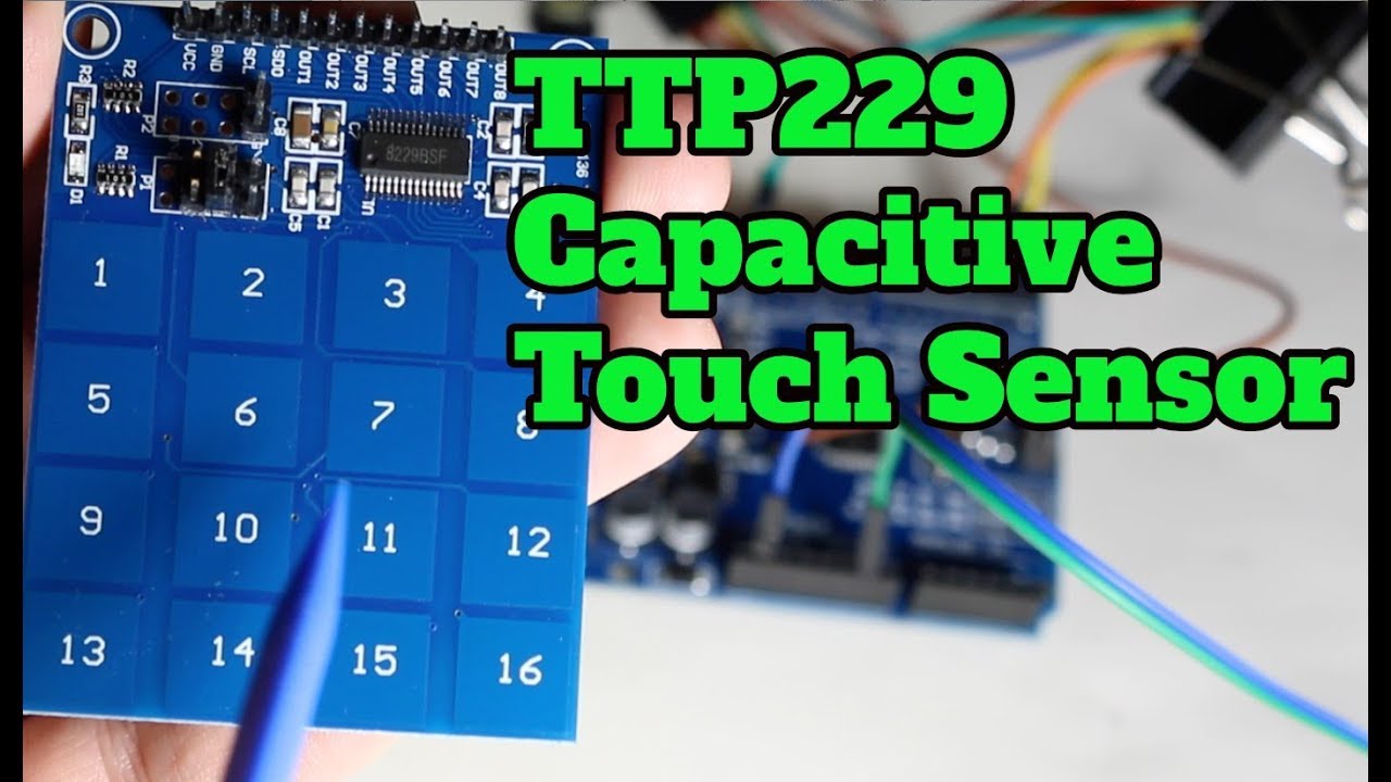 Емкостный сенсорный модуль TTP229 — скетч для Arduino.