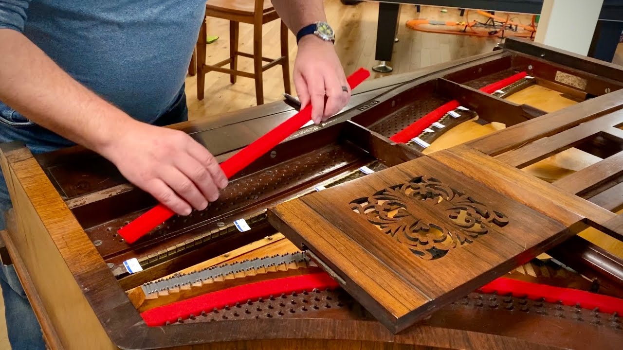 John Broadwood restoration/Felt, tuning pins, and strings..!?