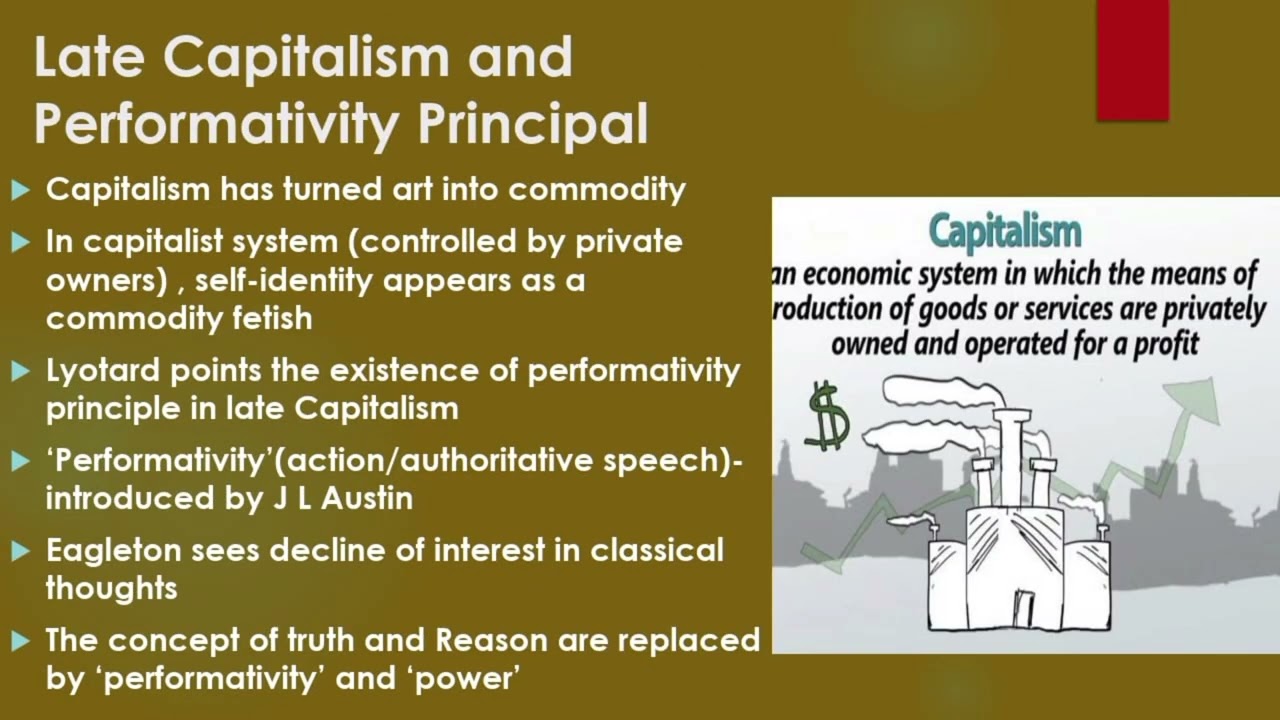 Capitalism, Modernism and Postmodernism by Terry Eagleton -An Overview