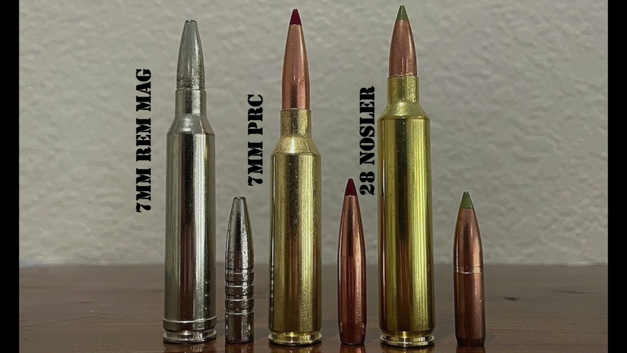 28 Nosler против 7 мм PRC против 7 мм Rem Mag