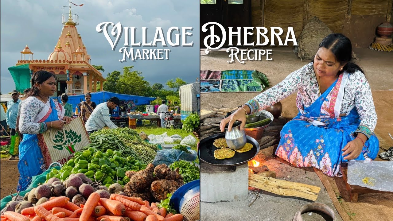 Desi Dhebra Recipe | Village Market To Traditional Kitchen Cooking 