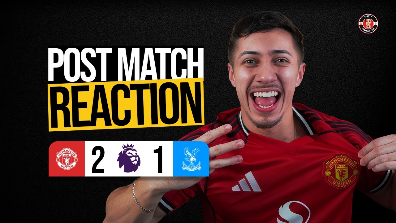 3 Points. 3rd Place. Sesko Scores 3 Straight. | Man United vs Crystal Palace Reaction