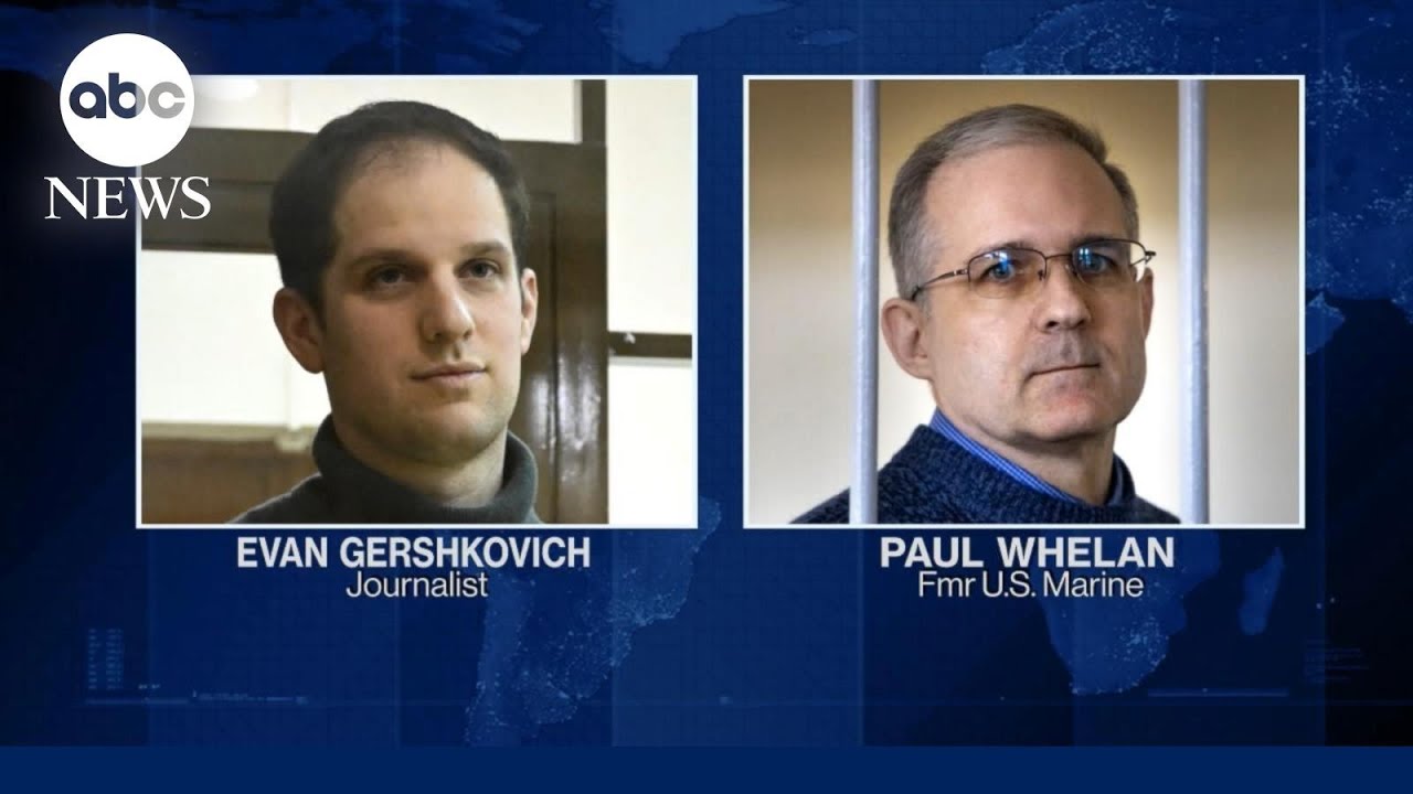 Evan Gershkovich and Paul Whelan officially freed and heading home