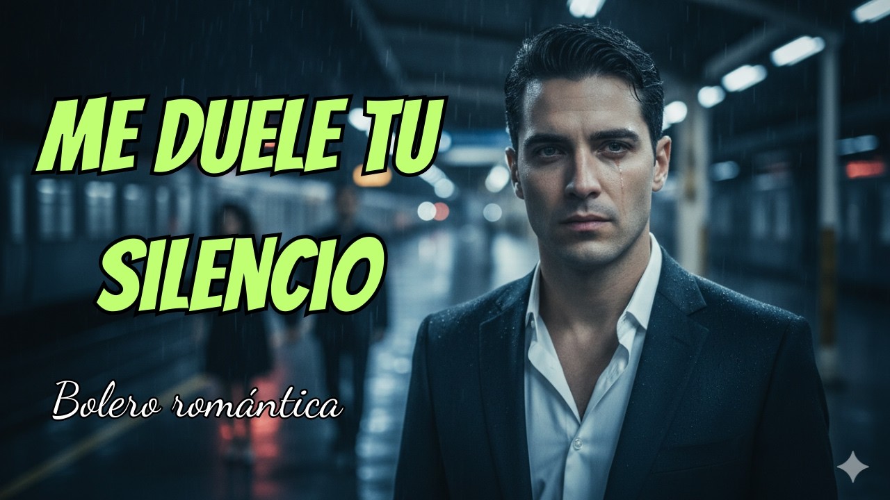 Bolero Triste: Me Duele Tu Silencio (Lyrics) | Canción de Desamor para Dedicar | Voz de Hombre