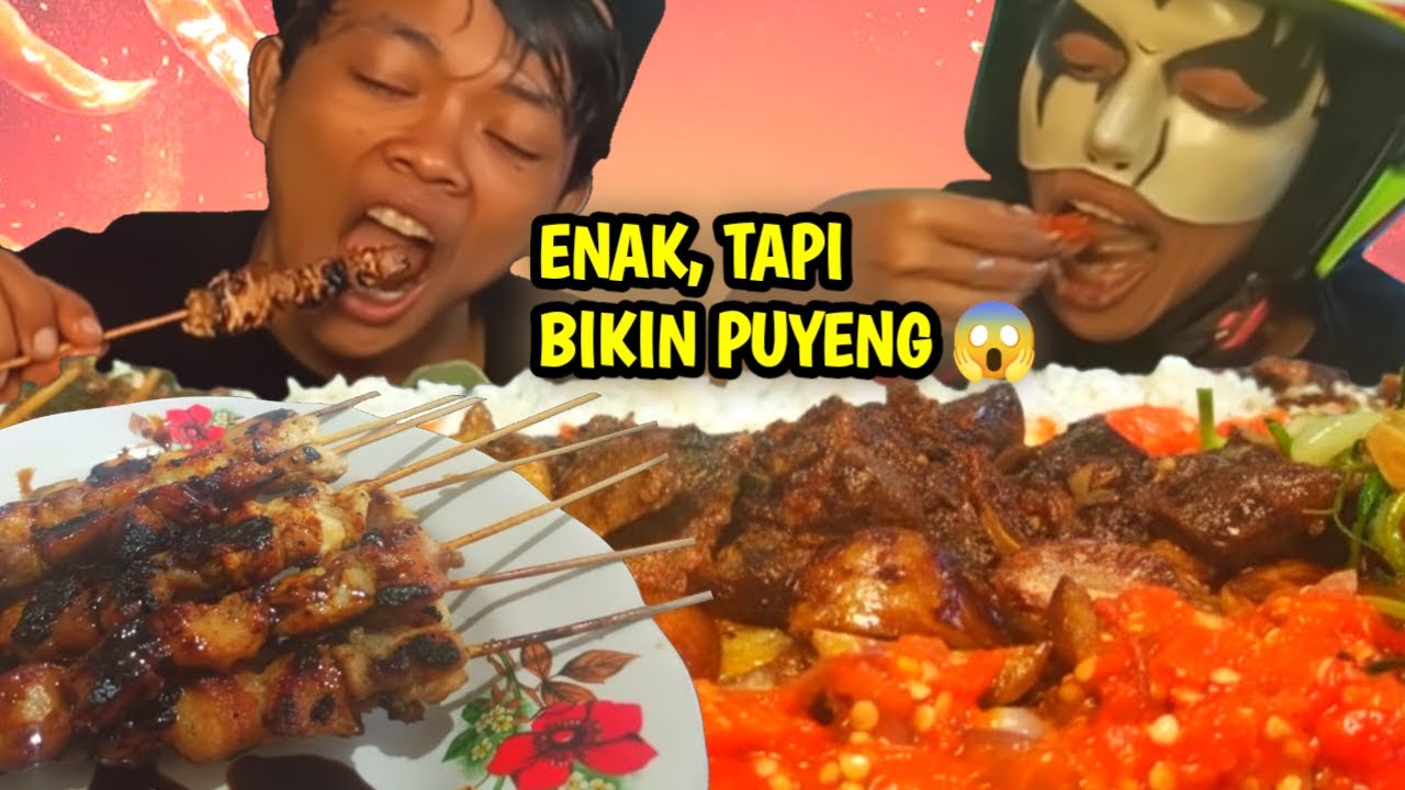 SANGAT LAPAR! 🤯 Hati Kambing Pedas + Sate Ayam, Enak Tapi Bikin Pusing