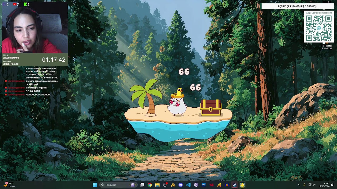 Final RE0 e início RE1 - !pix !setup !discord