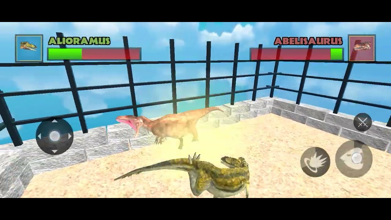 asiendo las misiones de dino battle arena fallen world