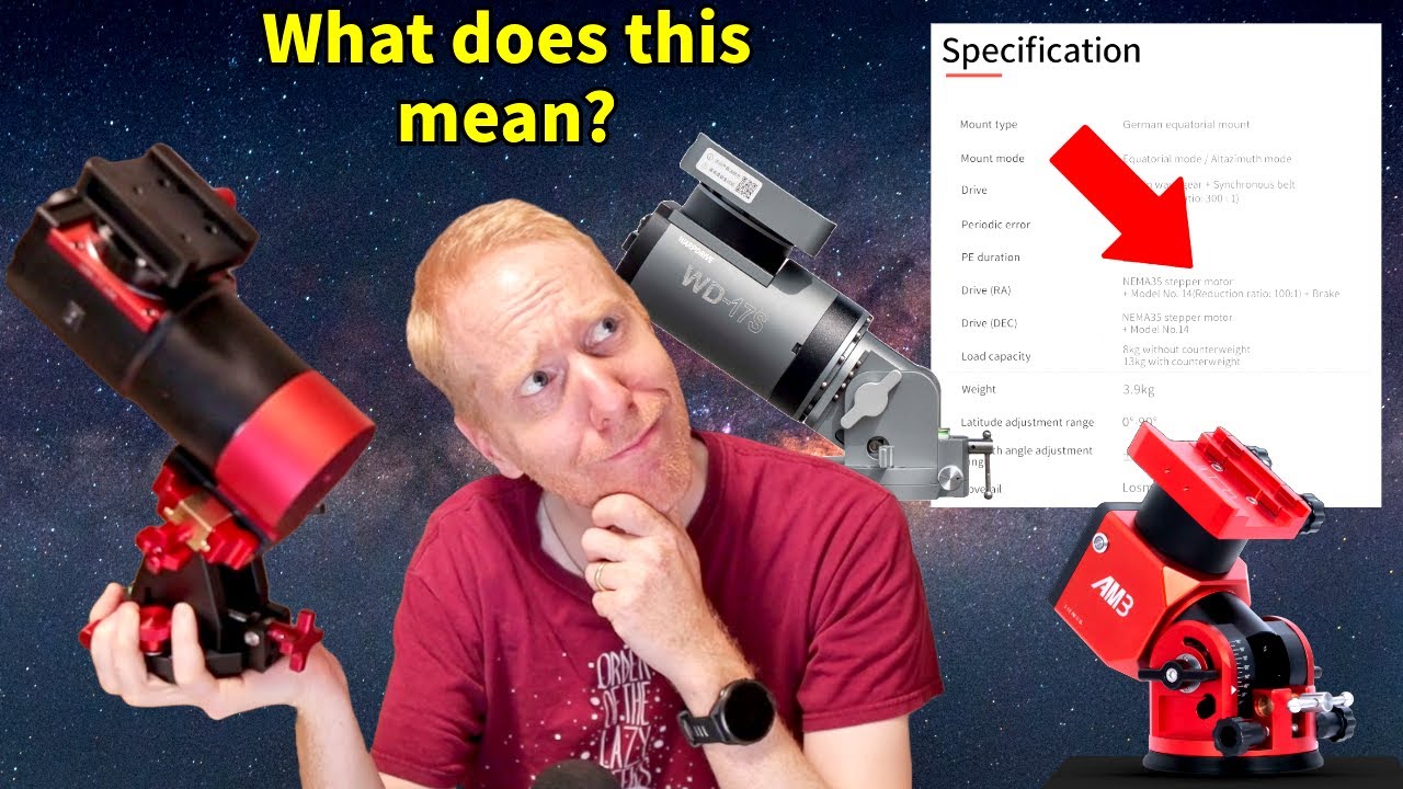 You NEED to know this BEFORE buying! Strain Wave Gear/Harmonic Mount Specs EXPLAINED!