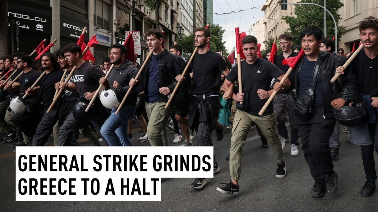 General strikes grinds Greece to a halt