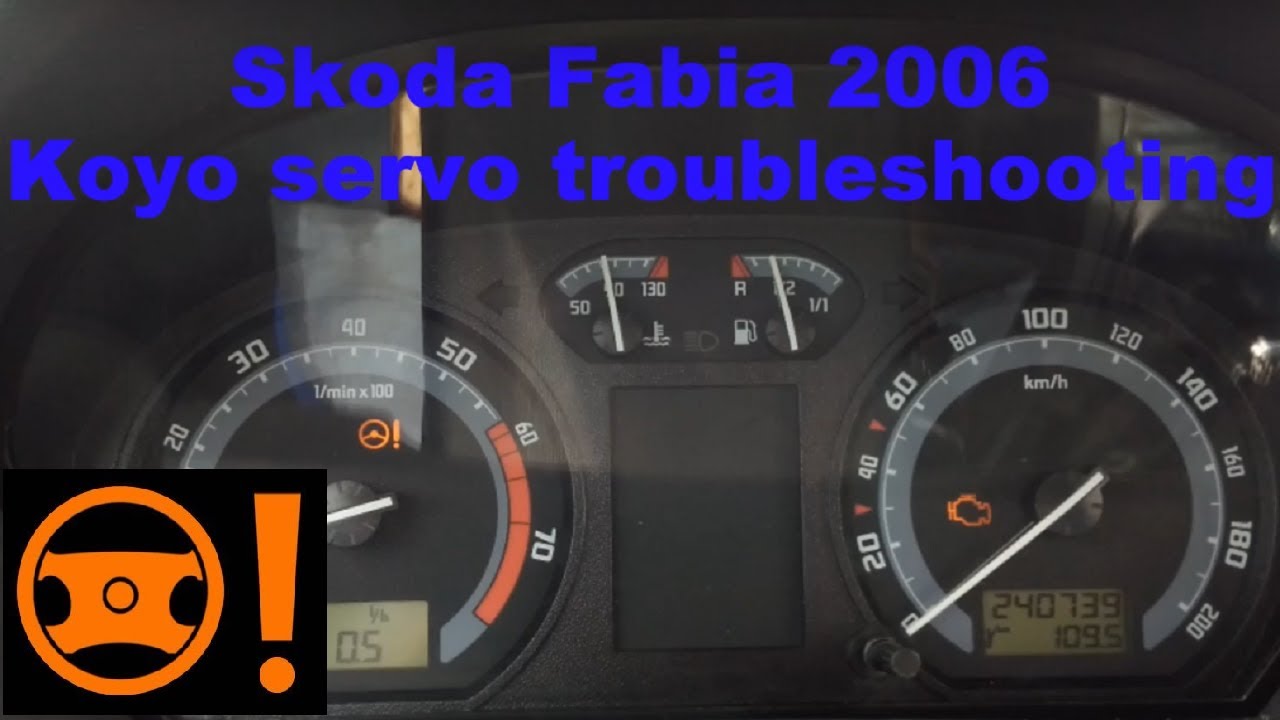 Skoda Fabia 1 2006 oprava servo riadenia Koyo