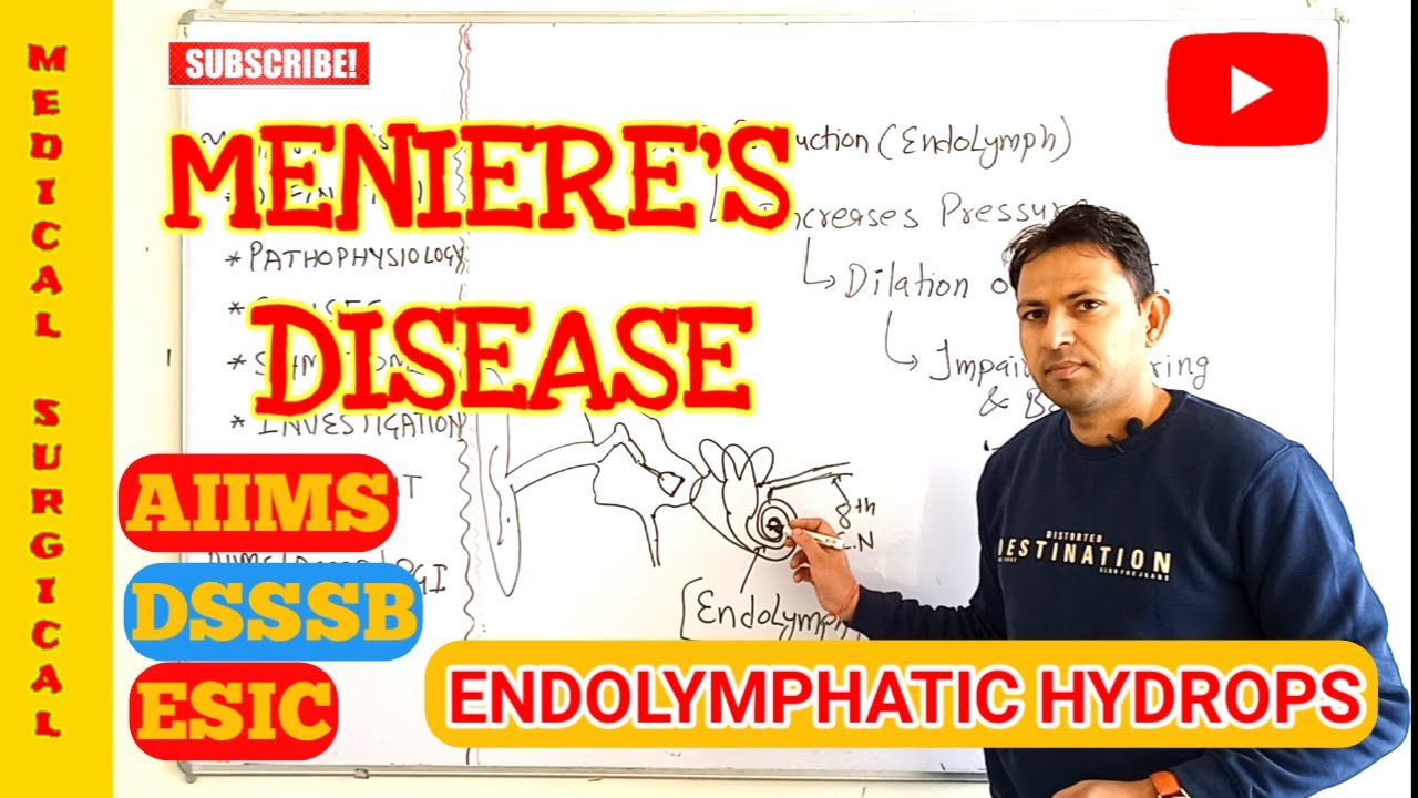Meniere's Disease (ENT) | meniere's Disease treatment | Nurses Tech Online | Nursing lecture