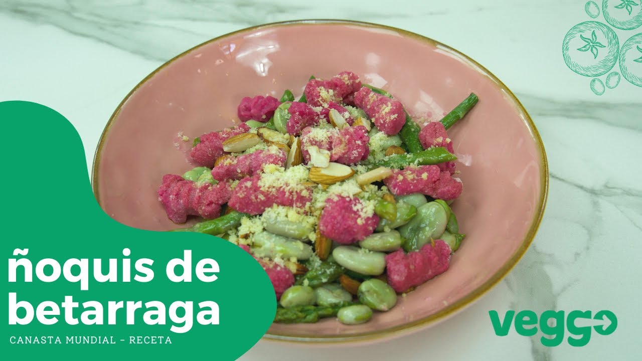 Ñoquis de Betarraga - Veggo