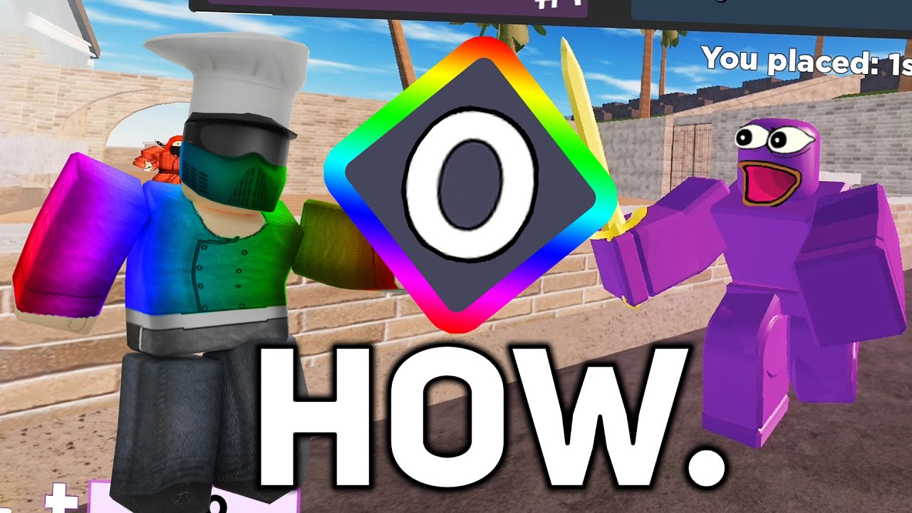 I GOT RAINBOW TEAM IN ARSENAL... | ROBLOX